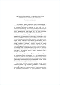 Testo Francesco Arcidiacono